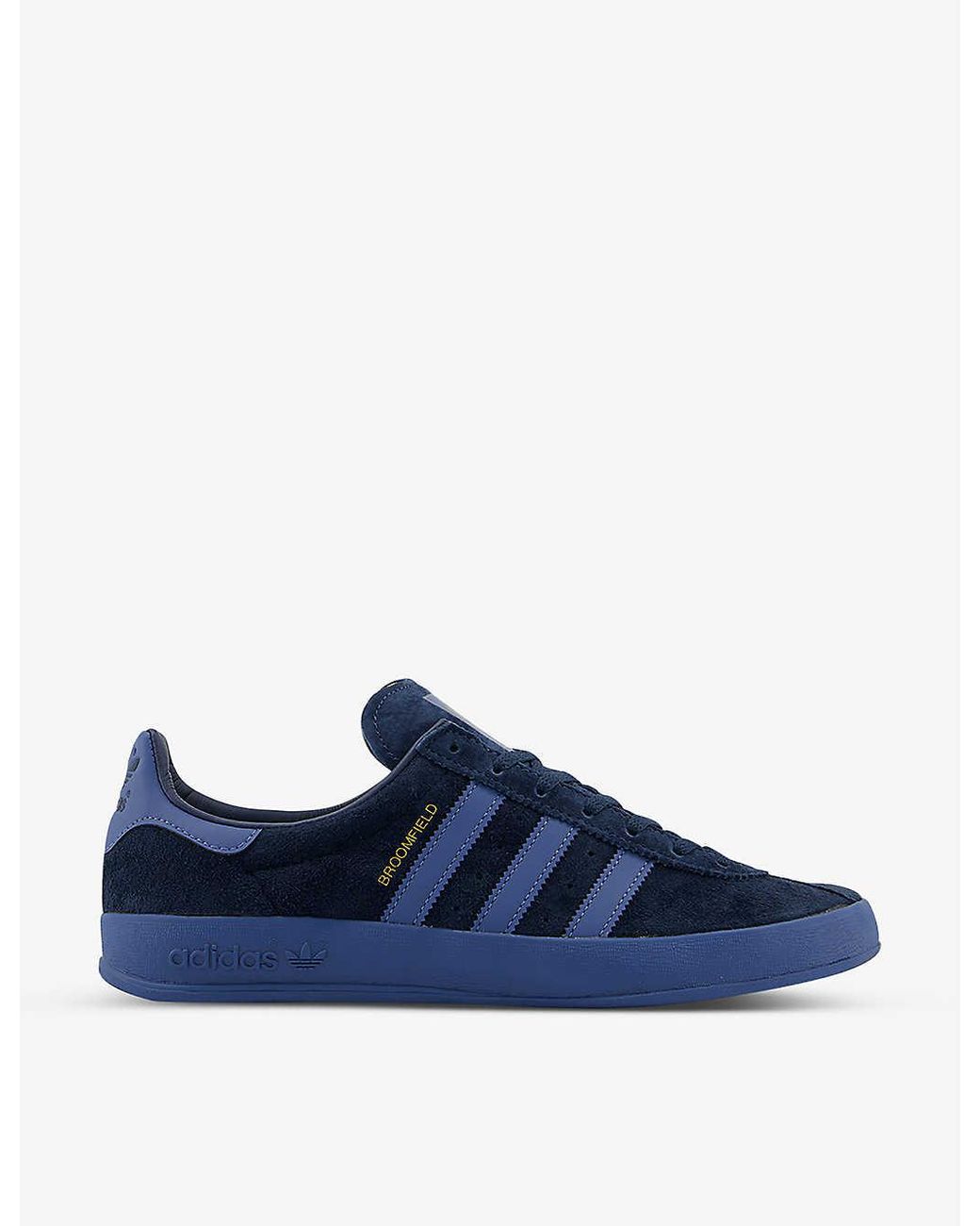adidas Broomfield Suede Trainers in Blue for Men | Lyst
