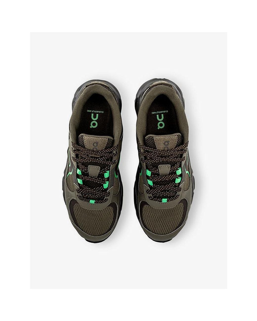 On Shoes Green Cloudtilt Arc Woven Trainers for men