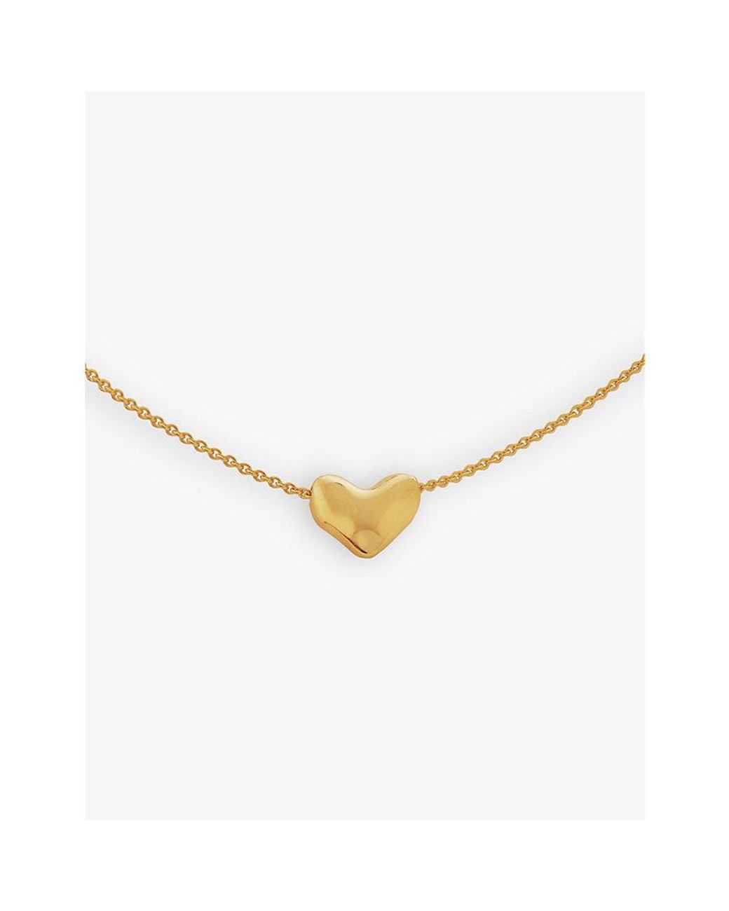 Monica Vinader Silver Linear Solo Diamond Necklace | Liberty