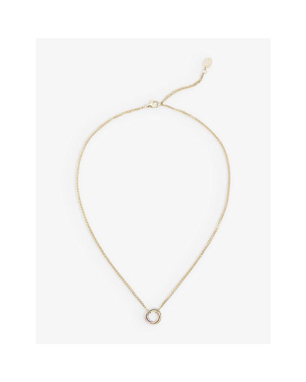 Cartier Natural Trinity Small 18Ct, Rose, - Pendant Necklace