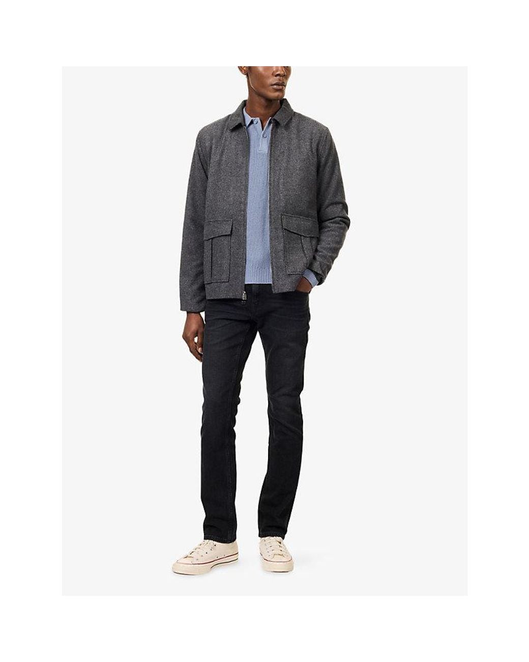 PAIGE Blue Federal Straight-Leg Denim Jeans for men