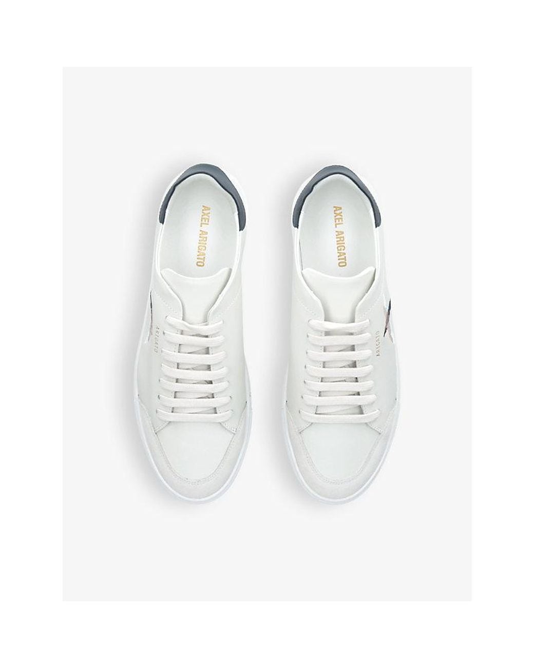 Axel Arigato White Clean 90 Bee Bird Leather Low-Top Trainers for men