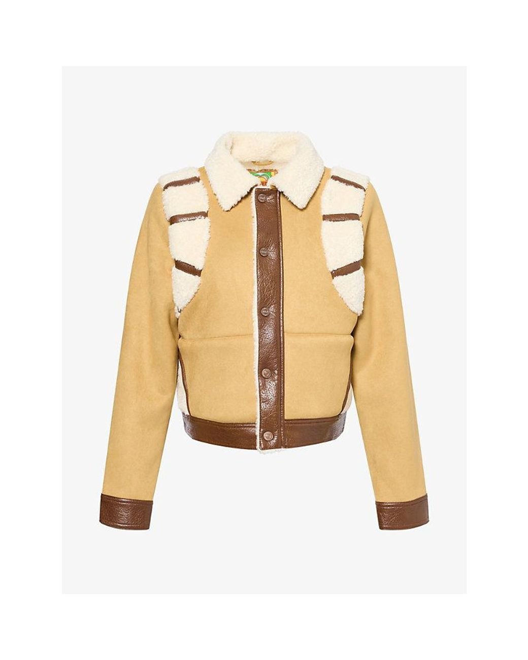 Mother Natural The Tripper Faux-Shearling Trim Puffer Jacket