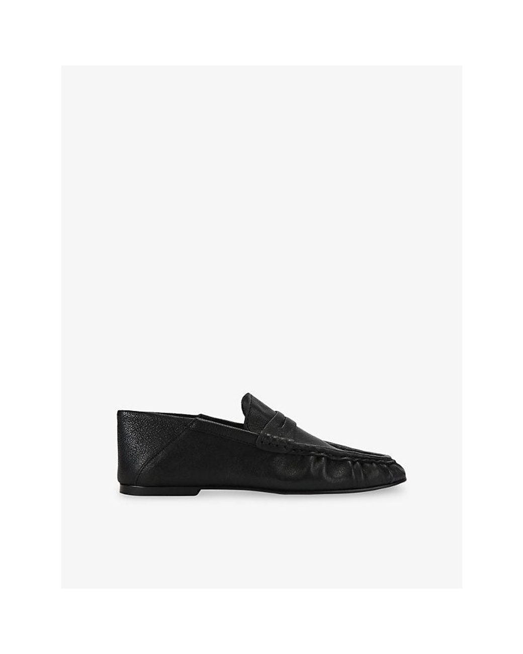 Steve Madden Black Roger Leather Loafers
