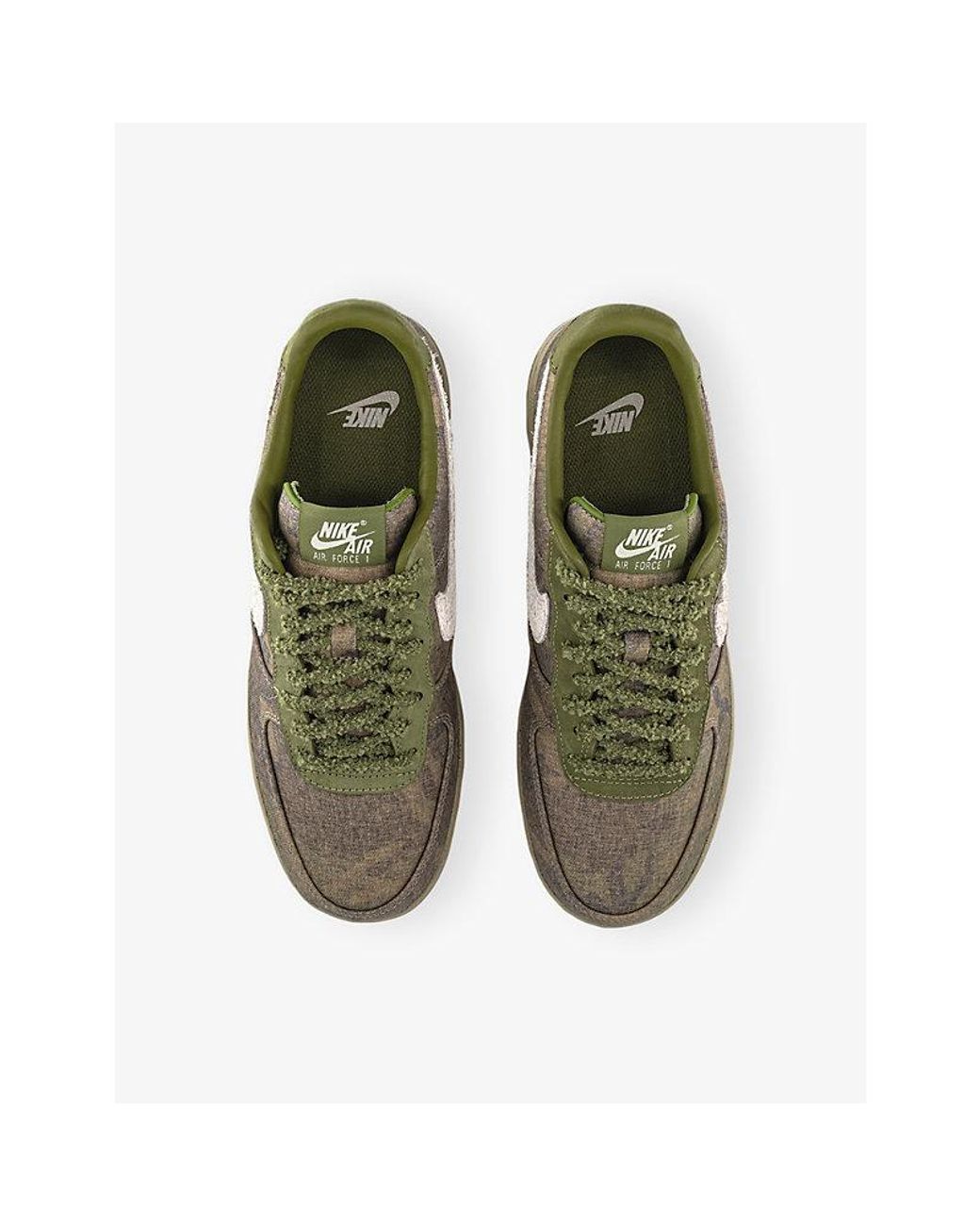 Nike Green Air Force 1 '07 Woven Trainers for men