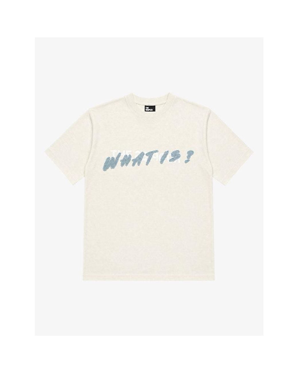The Kooples White Slogan-Embroidered Short-Sleeve Cotton T-Shirt for men
