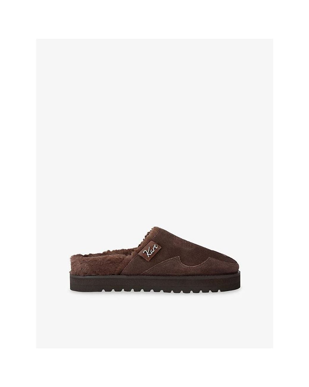 Kurt Geiger Brown Hatton Suede Mules for men