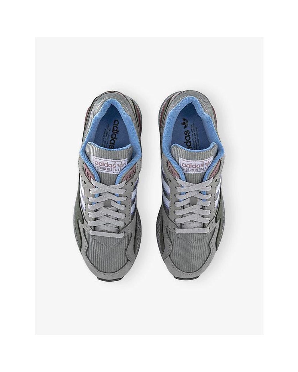 Adidas Blue Original Ultra Suede And Mesh Trainers for men