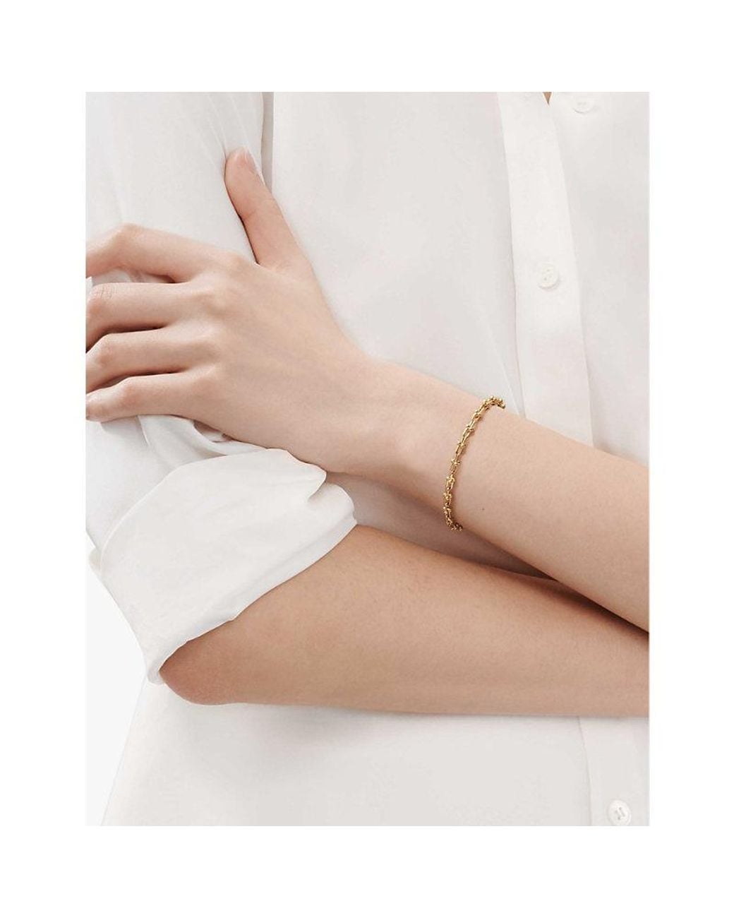 Tiffany & Co Metallic Tiffany Hardwear 18Ct- Bracelet