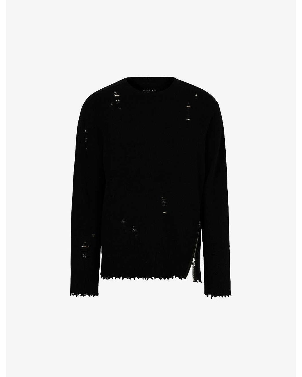 【美品】ALLSAINTS DISORDER CREW JUMPER ALLSAINTS Eraze Crew Jumper | endource