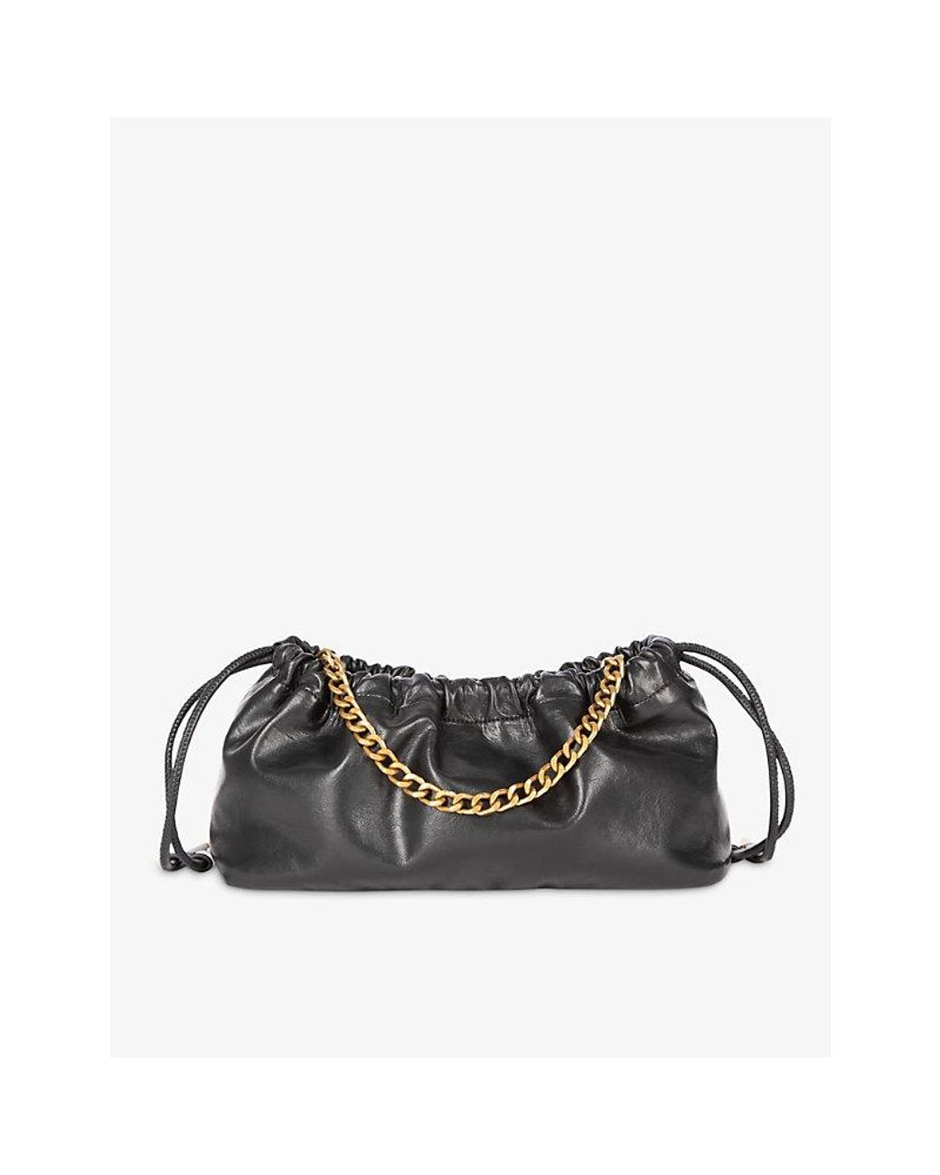 The Kooples Black Taylor Leather Shoulder Bag