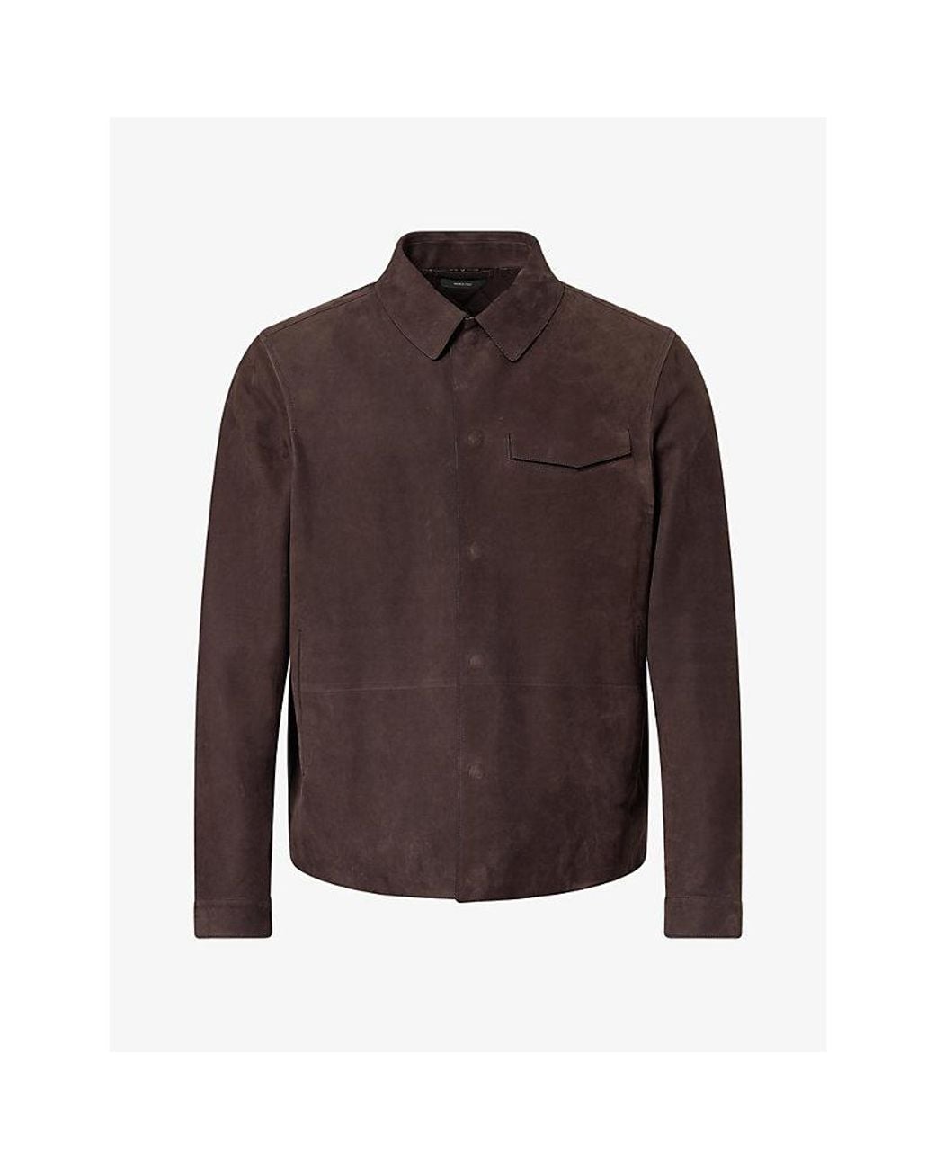 Tom Ford Brown Nubuck Suede Leather Jacket for men