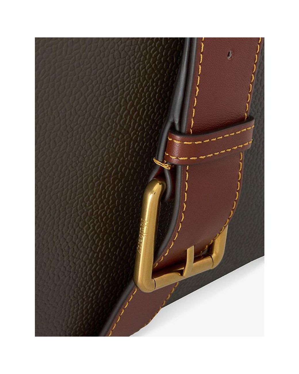 Mulberry Brown Antony Grained-Leather Messenger Bag