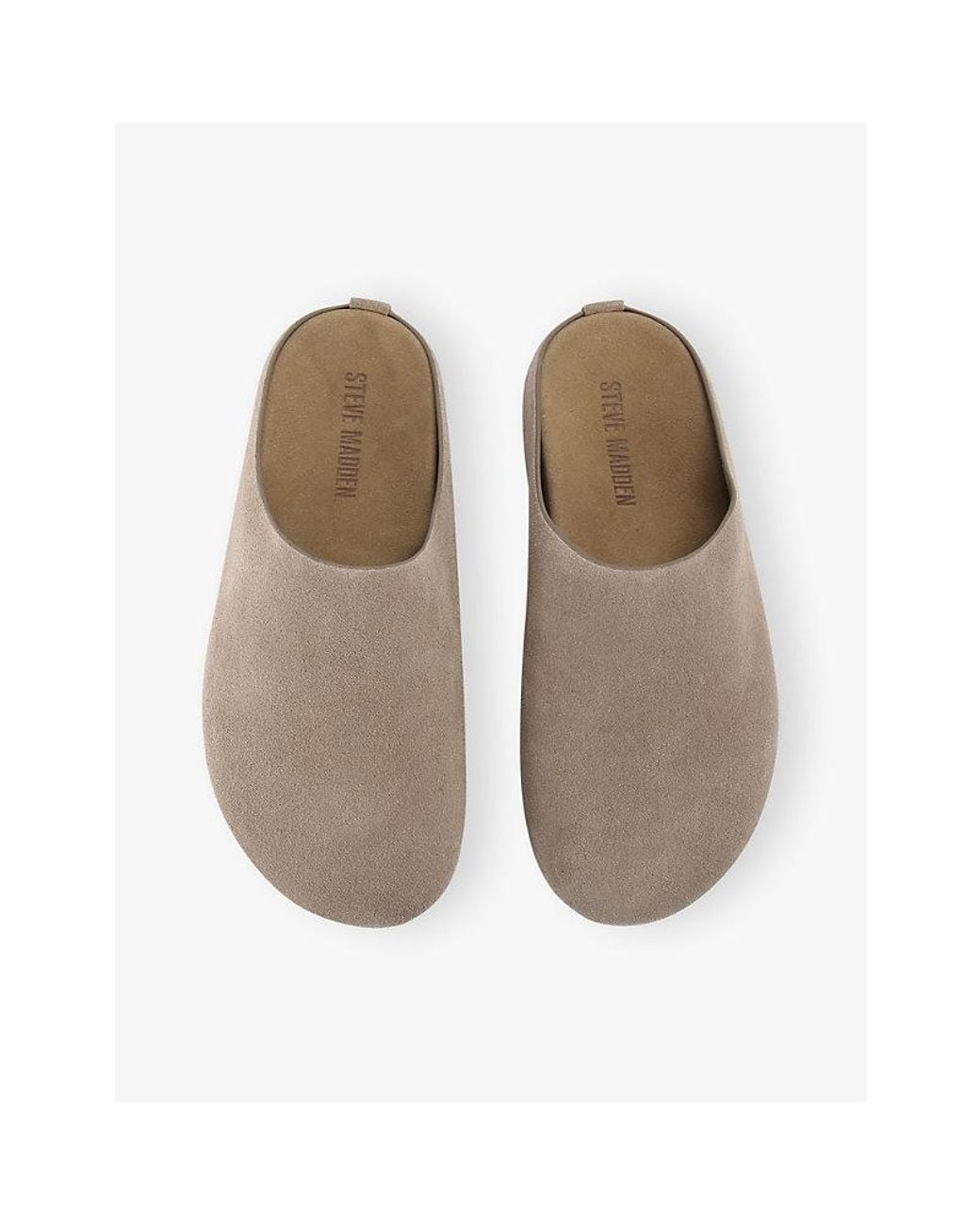 Steve Madden Brown Fern Suede Mules