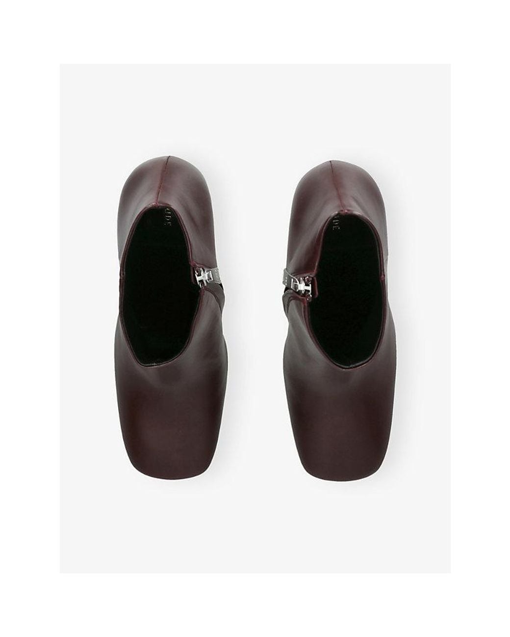 Jude Brown Credo Heeled Leather Ankle Boots