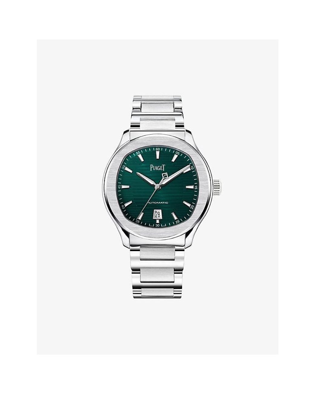 Piaget Green Polo Stainless-Steel Watch 42Mm for men