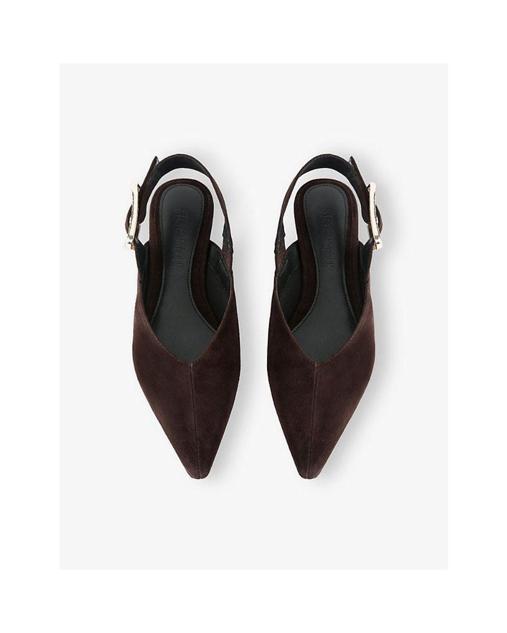 Steve Madden Black Sianna Leather Flats
