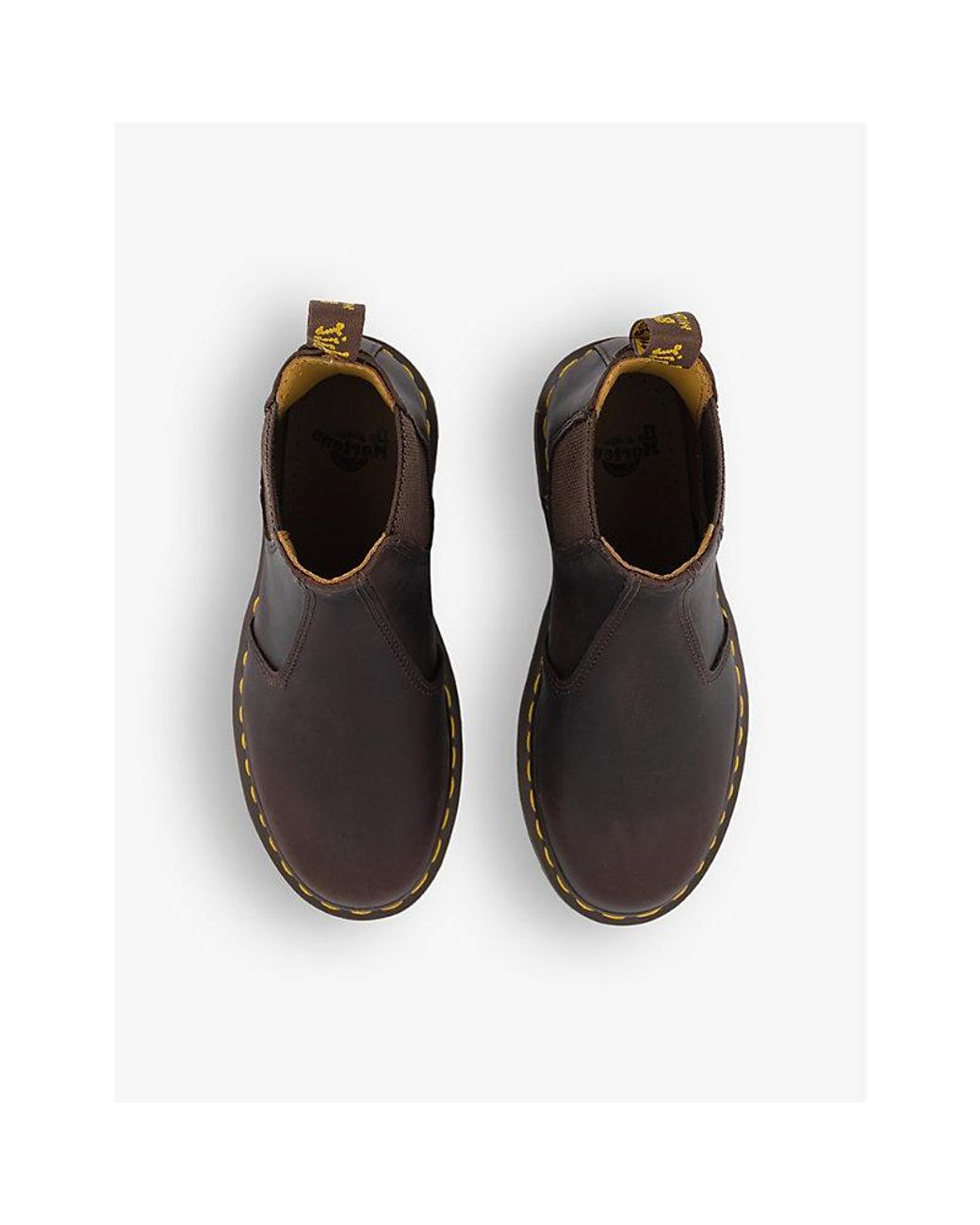 Dr. Martens 2976 Tonal stitch Leather Chelsea Boots in Black Lyst