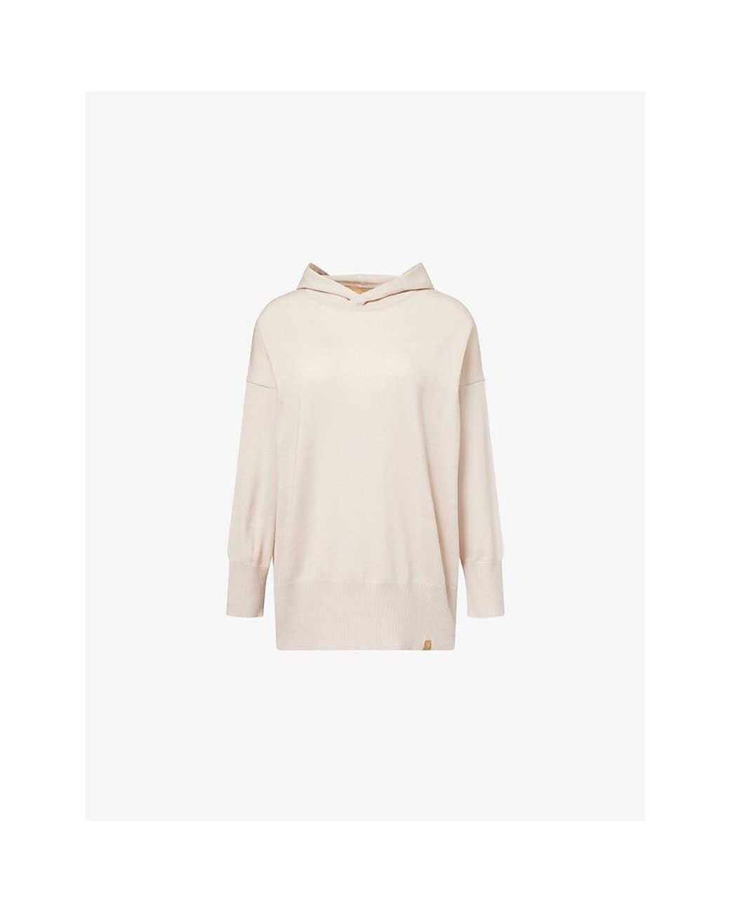 Now You Live Natural Beeby Knitted Merino-Wool Hoody