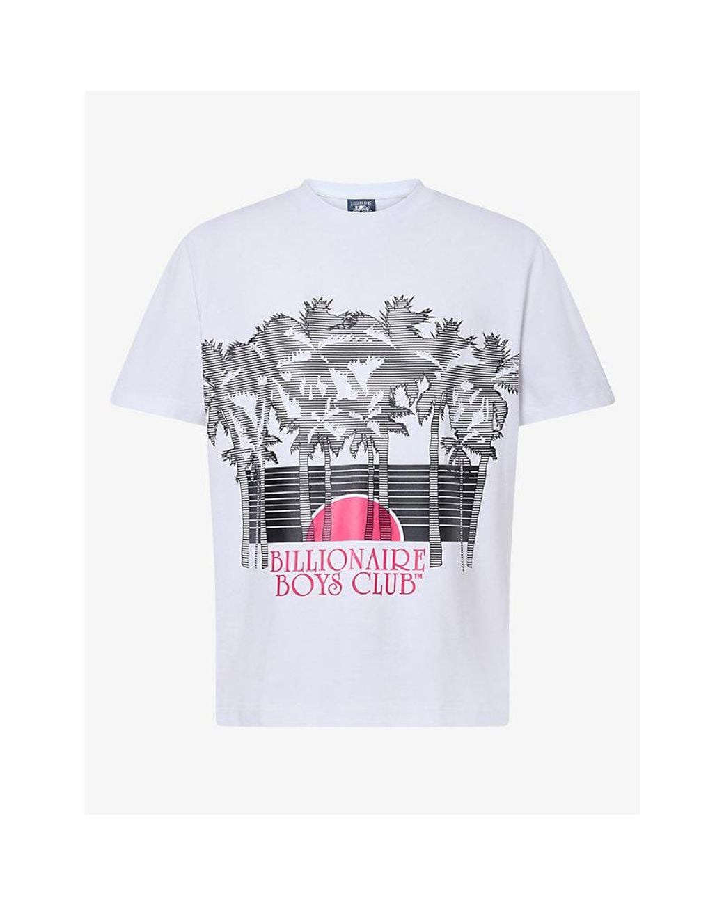 BBCICECREAM White Horizon Logo-Print Cotton T-Shirt for men