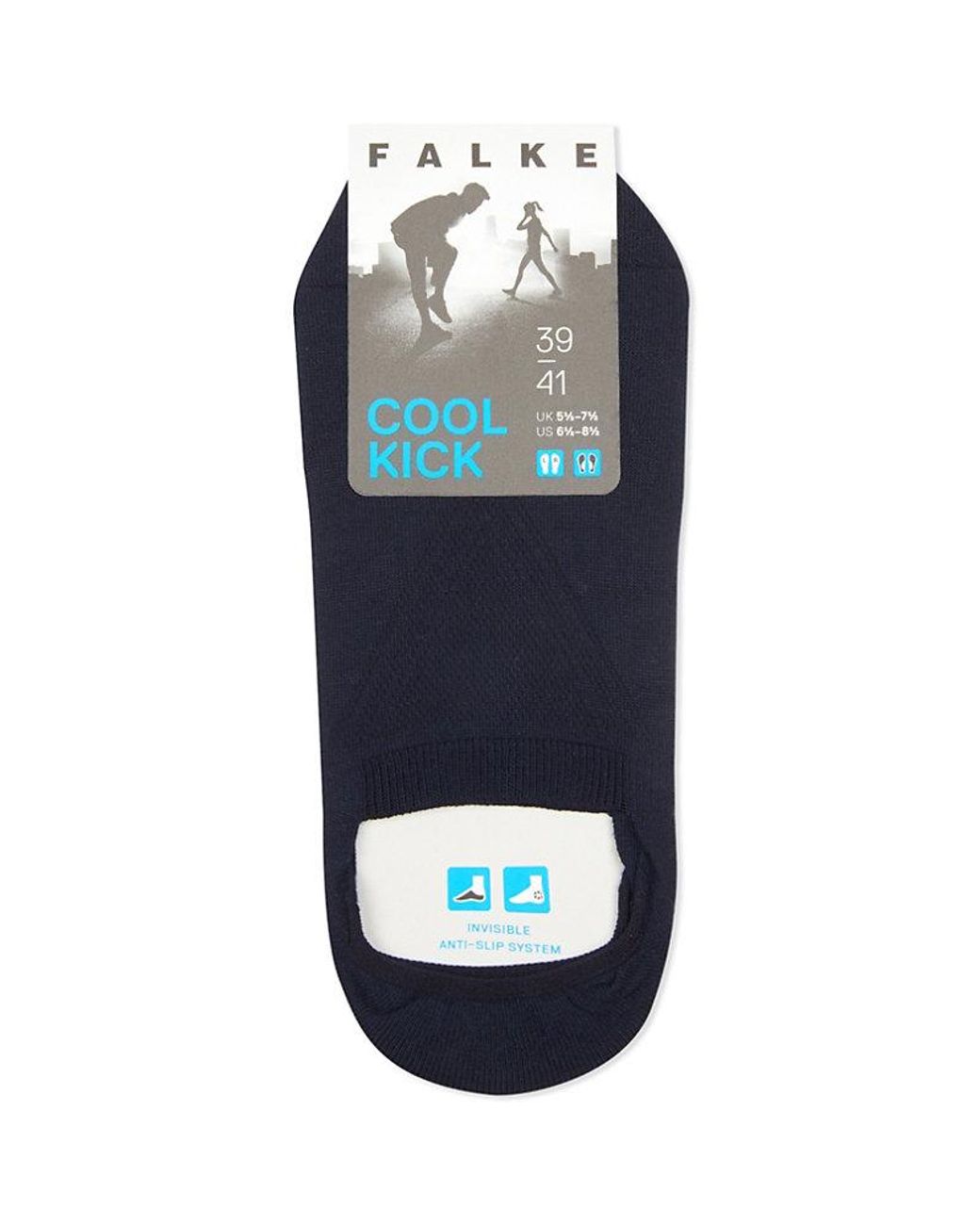 Falke Blue Cool Kicks Stretch-Woven Socks for men