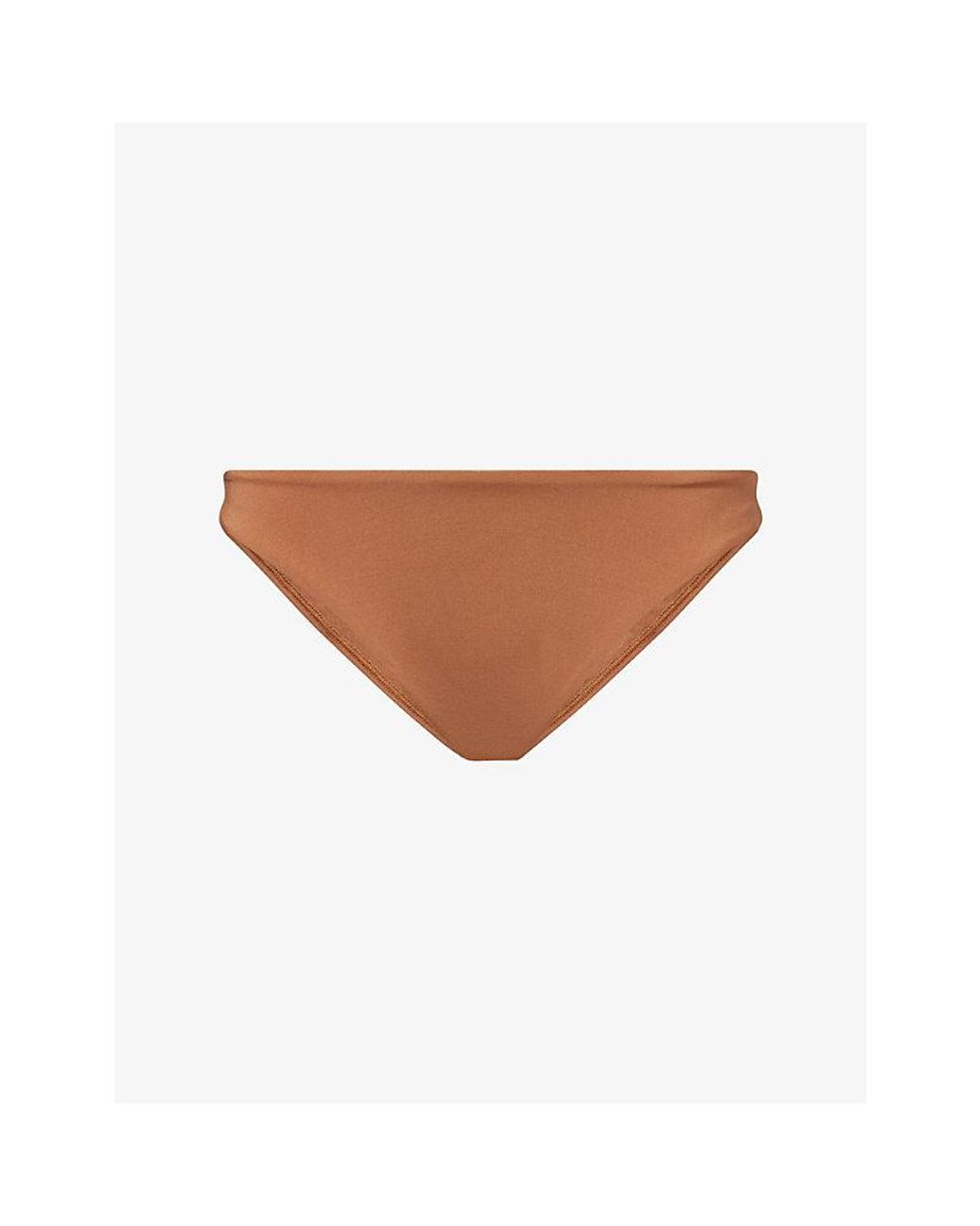 Cheap Monday White Byron Mid-Rise Bikini Bottoms