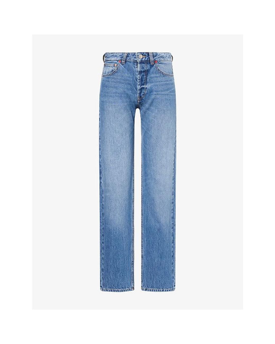 Isabel Marant Blue Daya Regular Tapered-Fit Denim Jeans