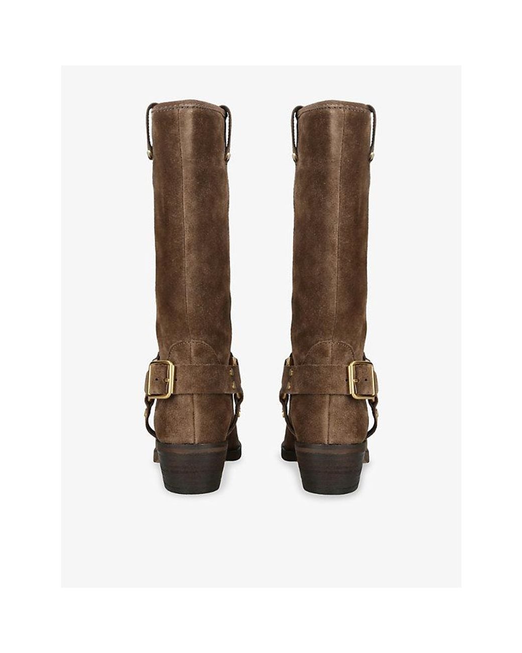 Dolce Vita Brown Rolan Suede Calf Boots