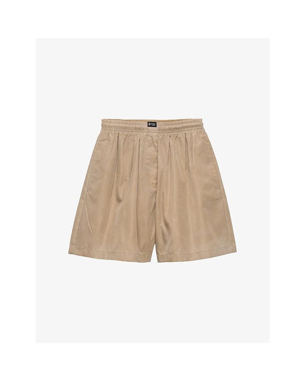 Prada Natural Washed Re-Nylon Shorts