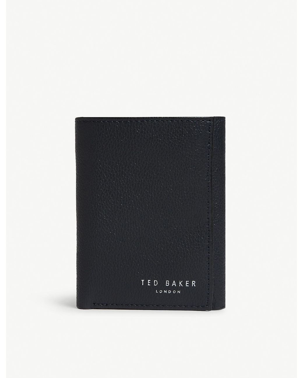 Buy Ted Baker Men Dark Green Hood T Leather Bifold Wallet Online - 751071