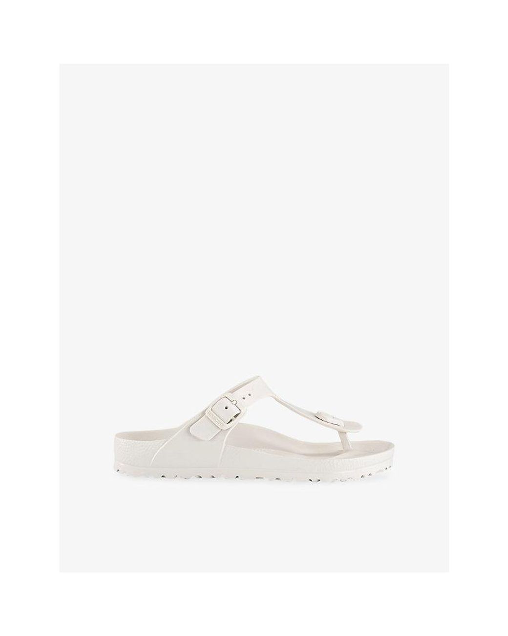 Birkenstock White Gizeh Eva Sandals