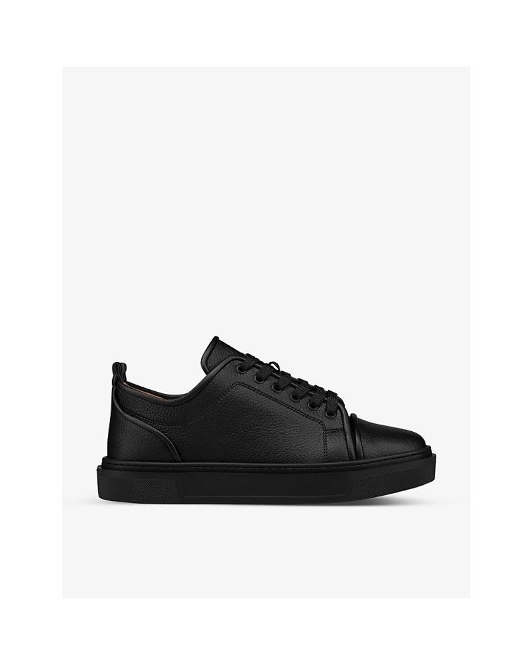 Christian Louboutin Adolon Junior Vegan Leather Low Top Trainers in Black for Men Lyst Canada