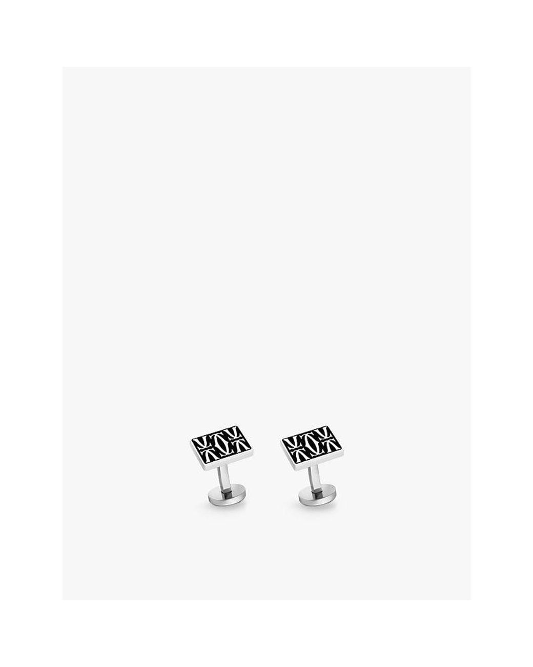 Cartier White C De Sterling- Cufflinks for men