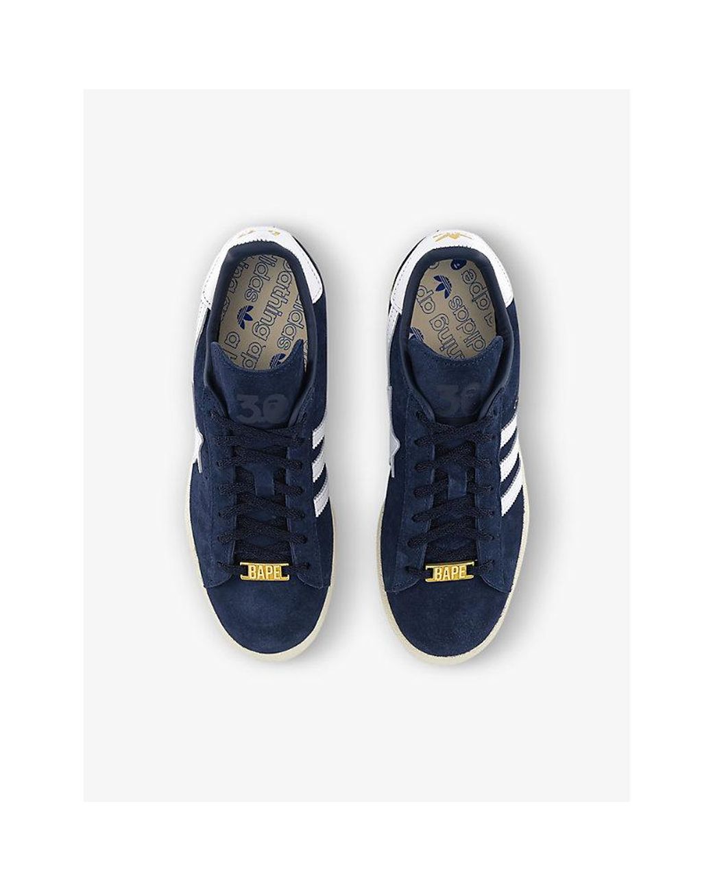 compact herhaling Haiku adidas X A Bathing Ape Campus 80s Suede Low-top Trainers in Blue for Men |  Lyst