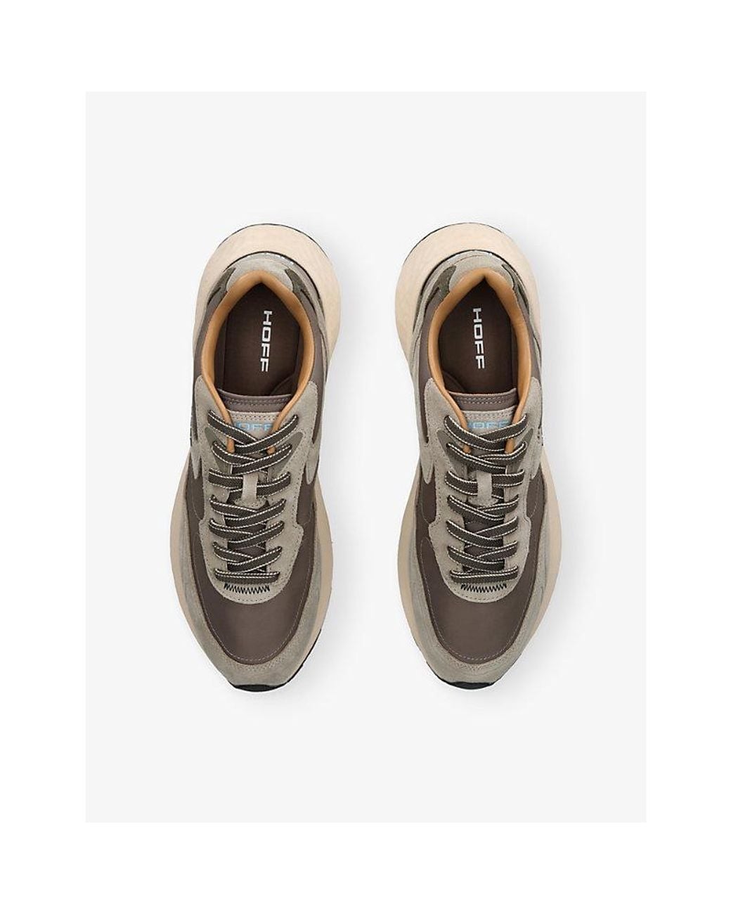 HOFF Natural City Mkii Runner Suede Trainers for men