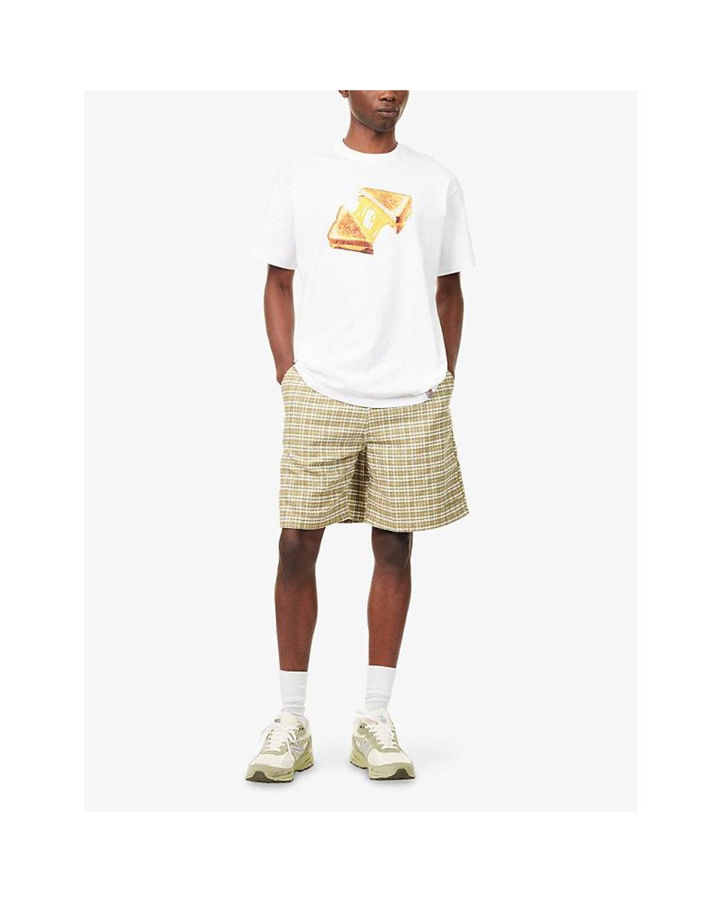 Carhartt White Cheese Toast Short-Sleeve Cotton T-Shirt for men