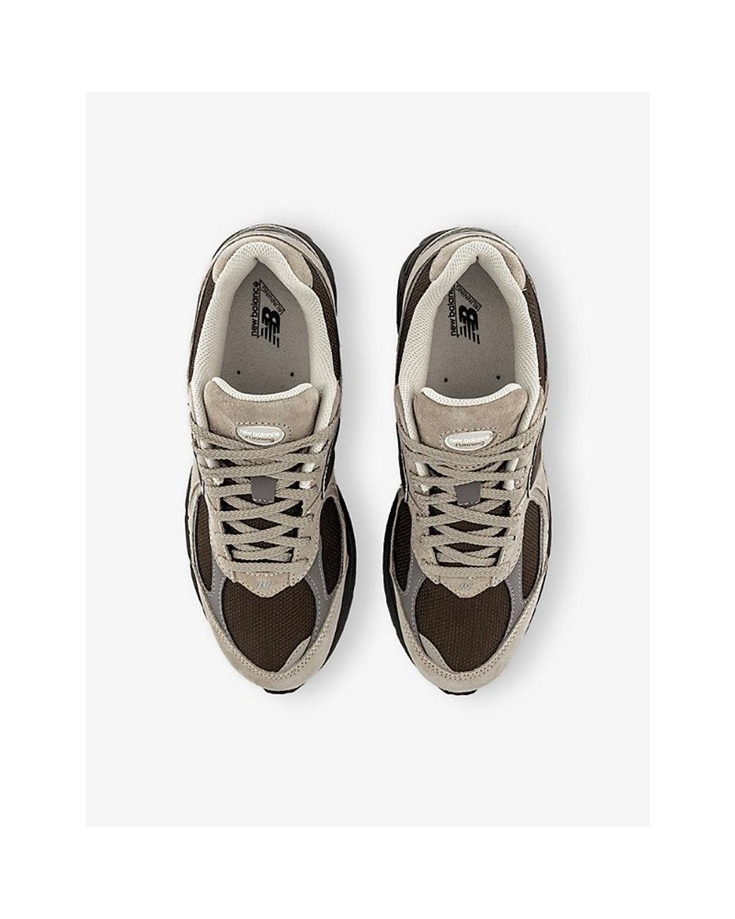 New Balance Gray 2002 Protection Pack Suede And Mesh Trainers for men