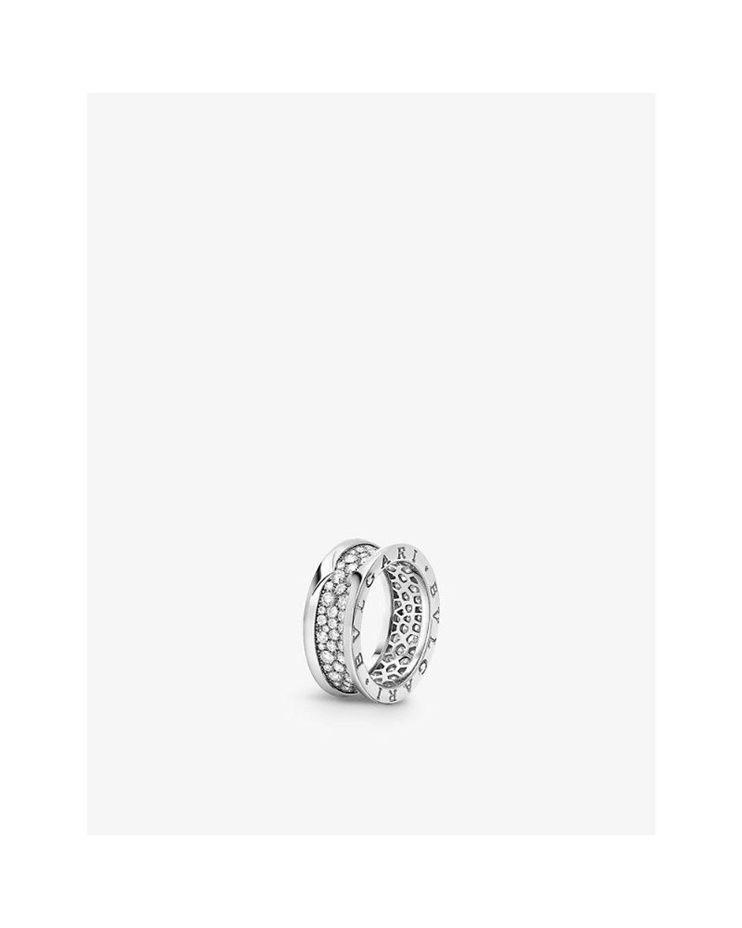 BVLGARI White B.Zero1 18Ct- And 1.63Ct Brilliant-Cut Diamond Ring