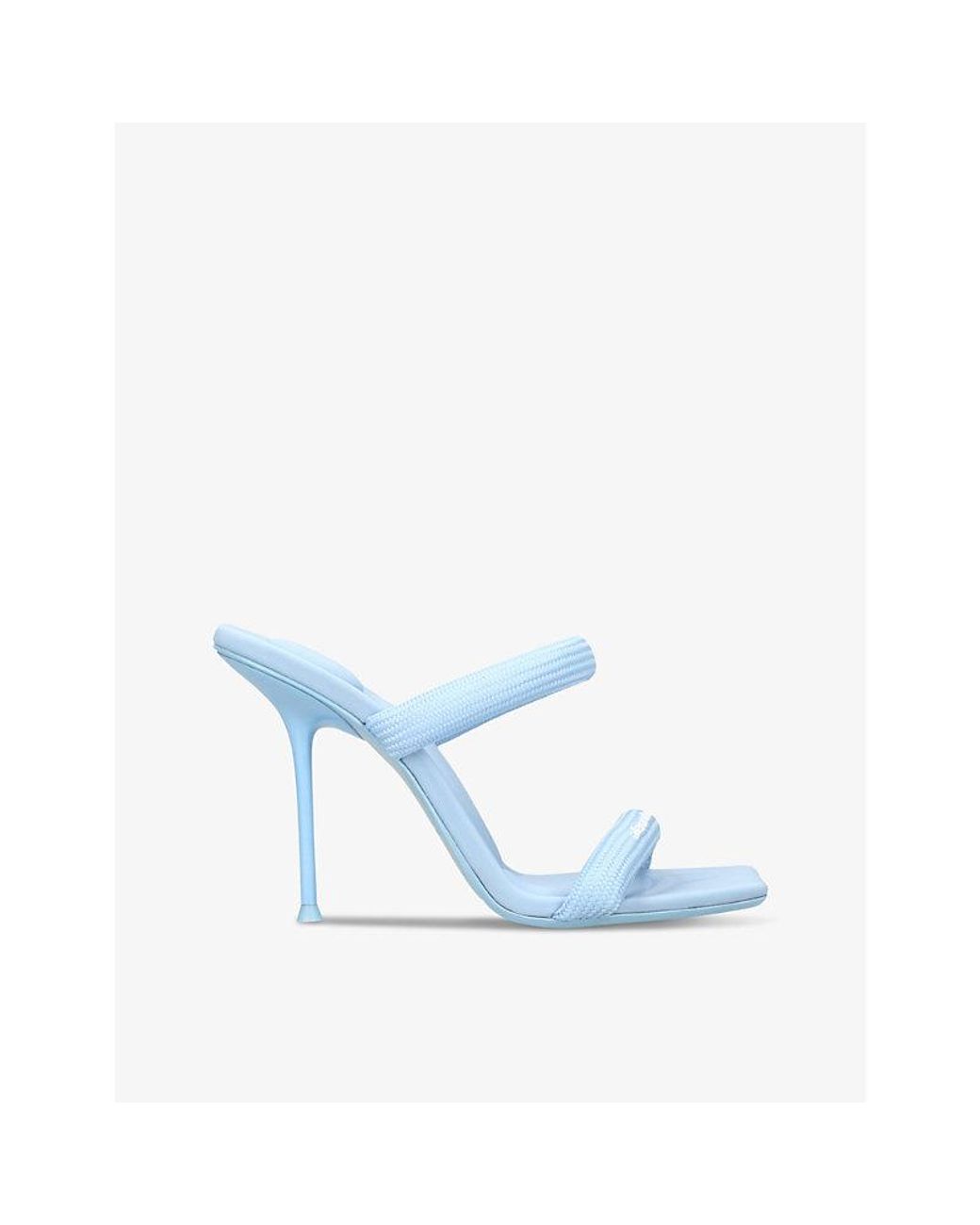 サンダル・ミュール ALEXANDER WANG SANDALO JULIE IN NYLON julie 105mm nylon tubular sandal in BLACK | alexanderwang®
