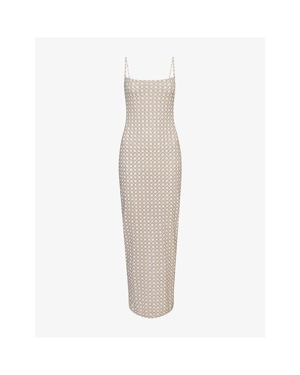 Cheap Monday White Provence Printed Stretch-Woven Maxi Dress