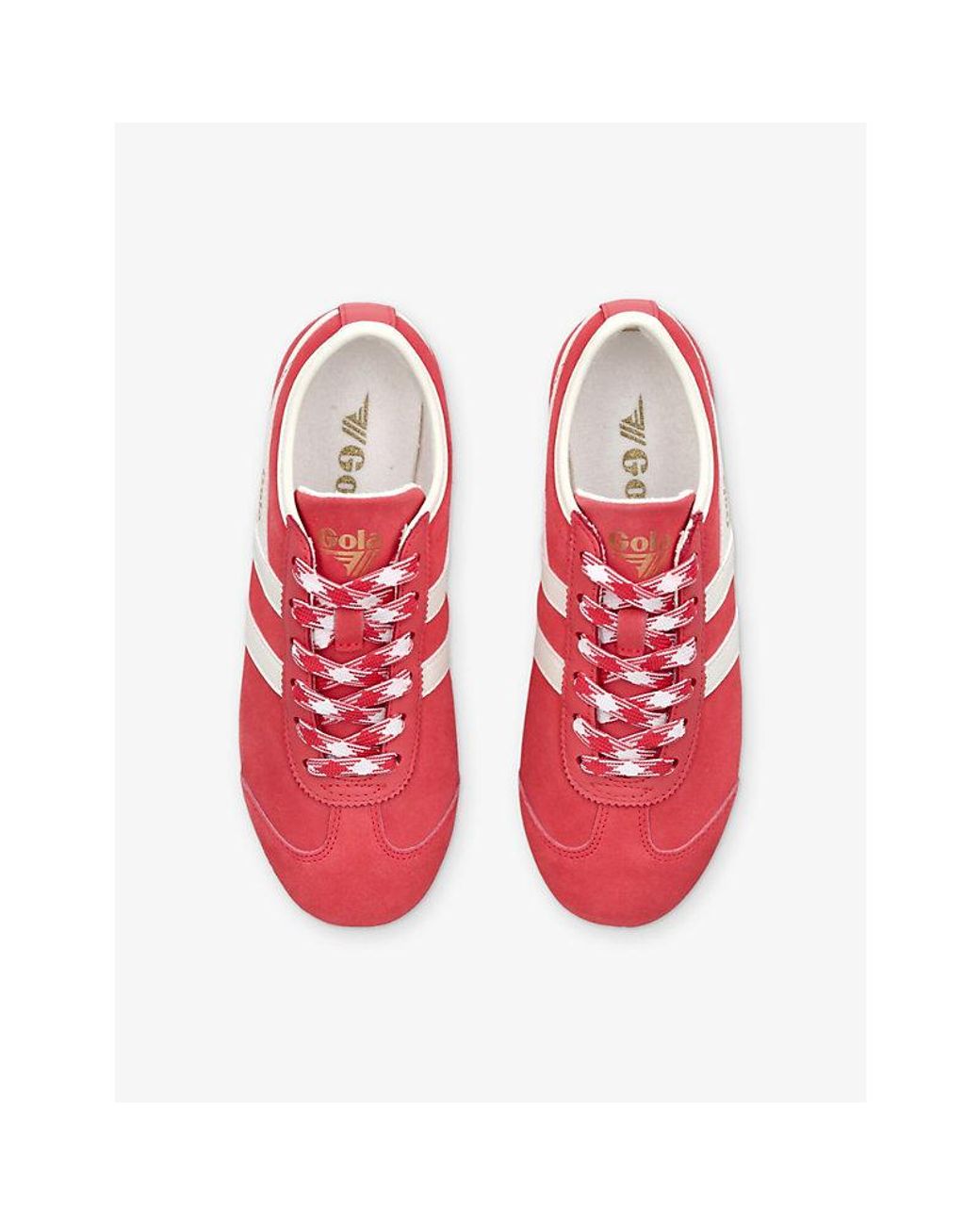 Gola Red Cleora Suede Trainers