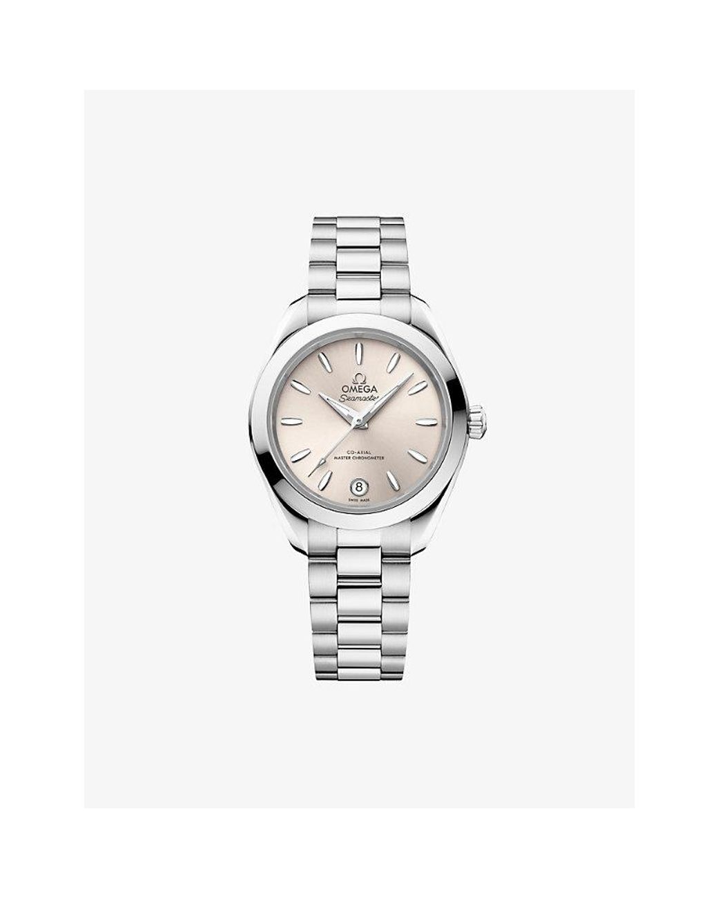 Omega Metallic Seamaster Aqua Terra 150M Stainless-Steel Watch 30Mm