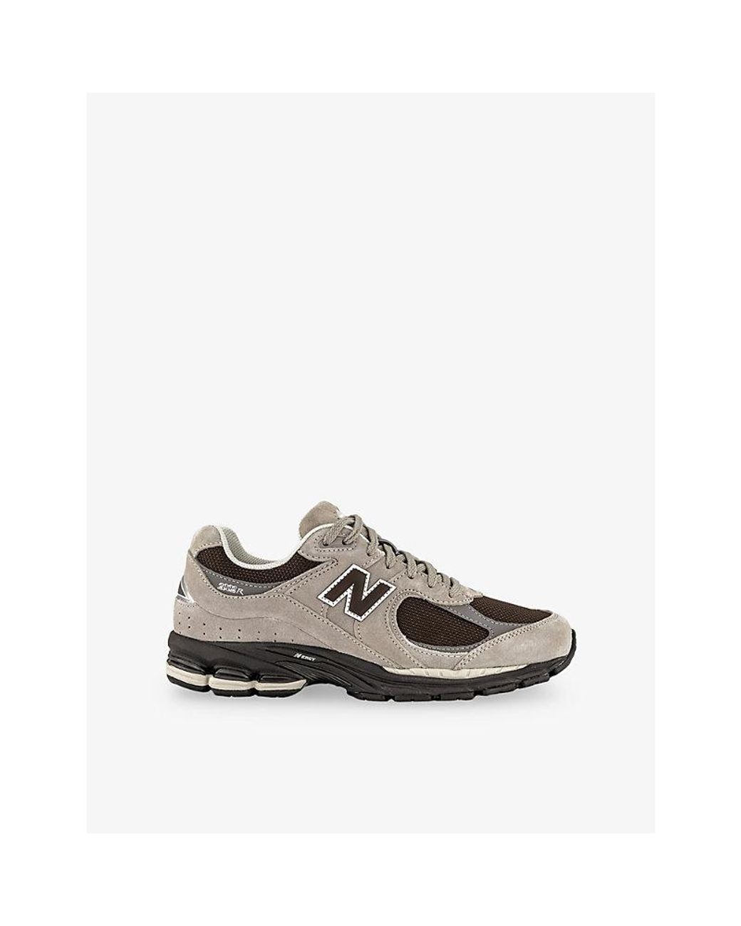 New Balance Gray 2002 Protection Pack Suede And Mesh Trainers for men