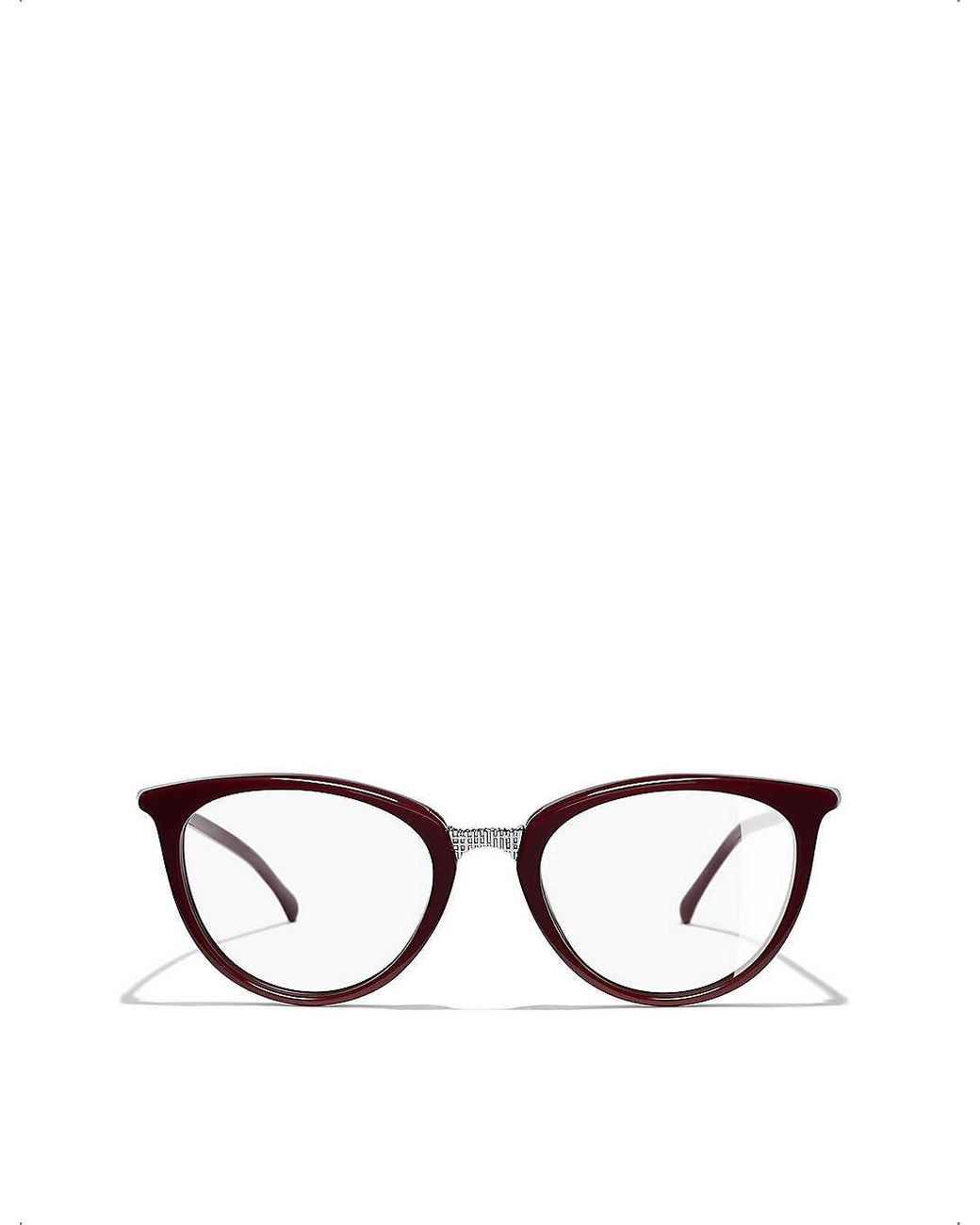 Chanel Rectangle Eyeglasses in Black