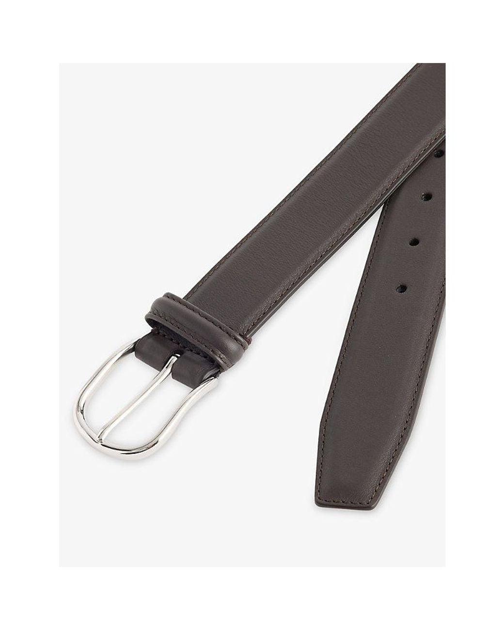 Andersons Brown Classic Leather Belt for men