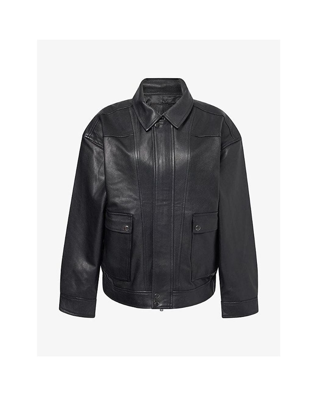 PAIGE Black Ashland Leather Jacket