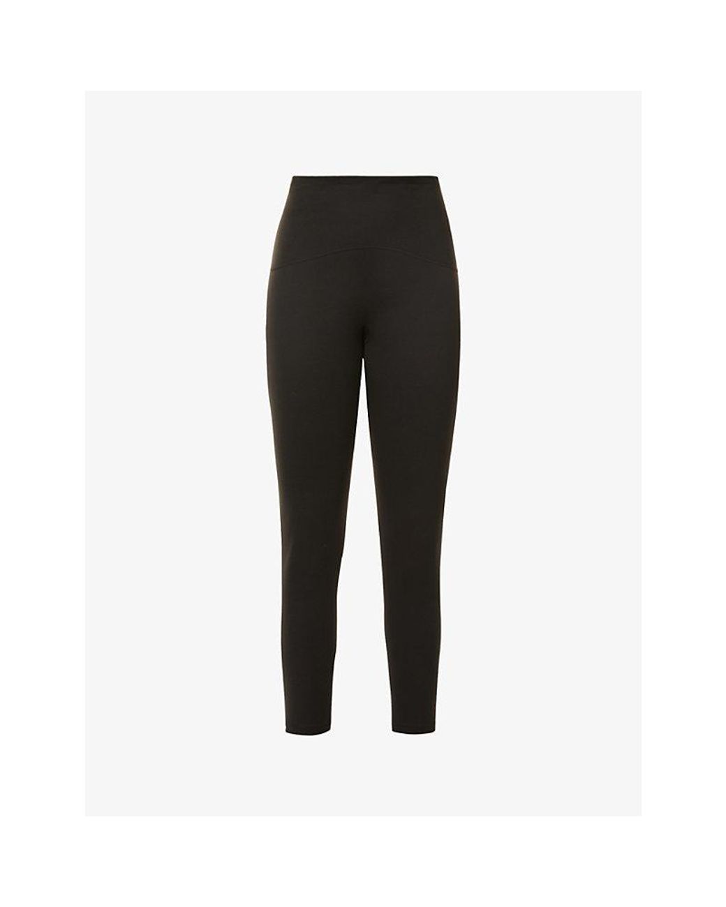 Spanx Black Booty Boost Active 7/8 Stretch-Jersey Leggings