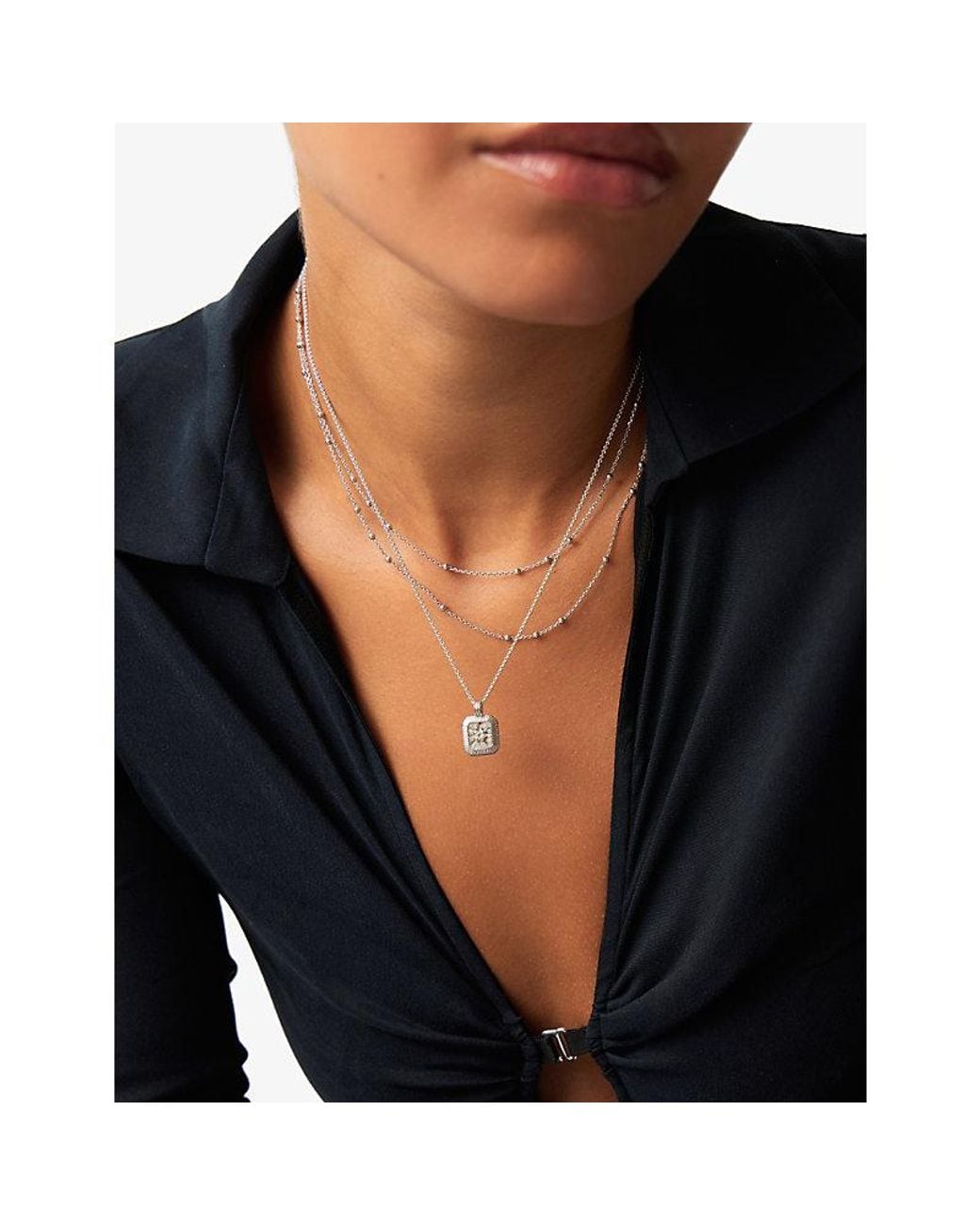 Missoma Metallic April Birthstone Sterling- And Crystal Pendant Necklace