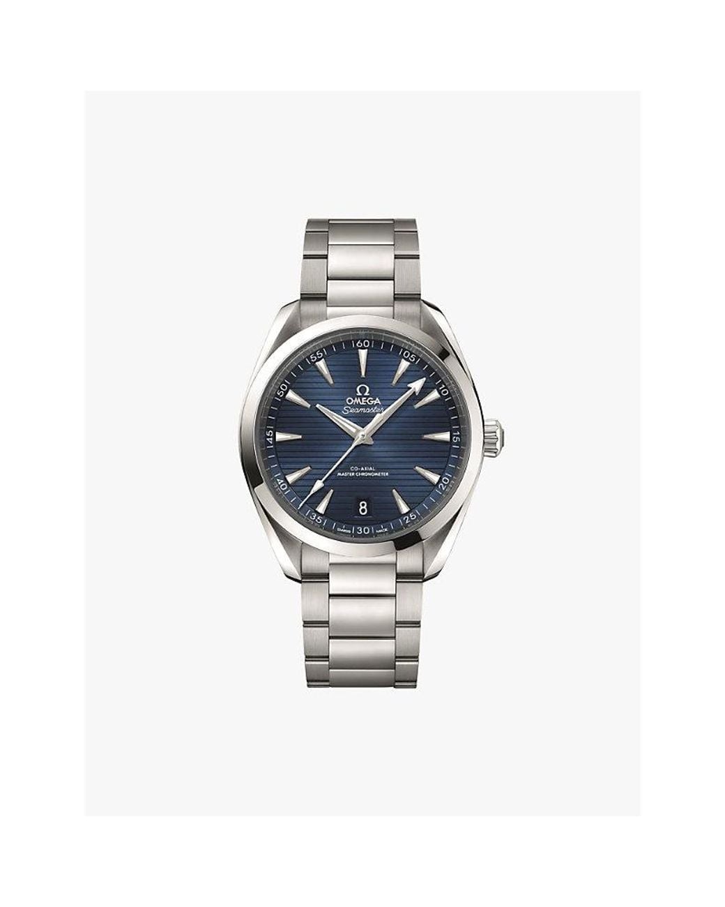 Omega Blue 220.10.41.21.03.004 Seamaster Aqua Terra Steel Automatic Watch for men