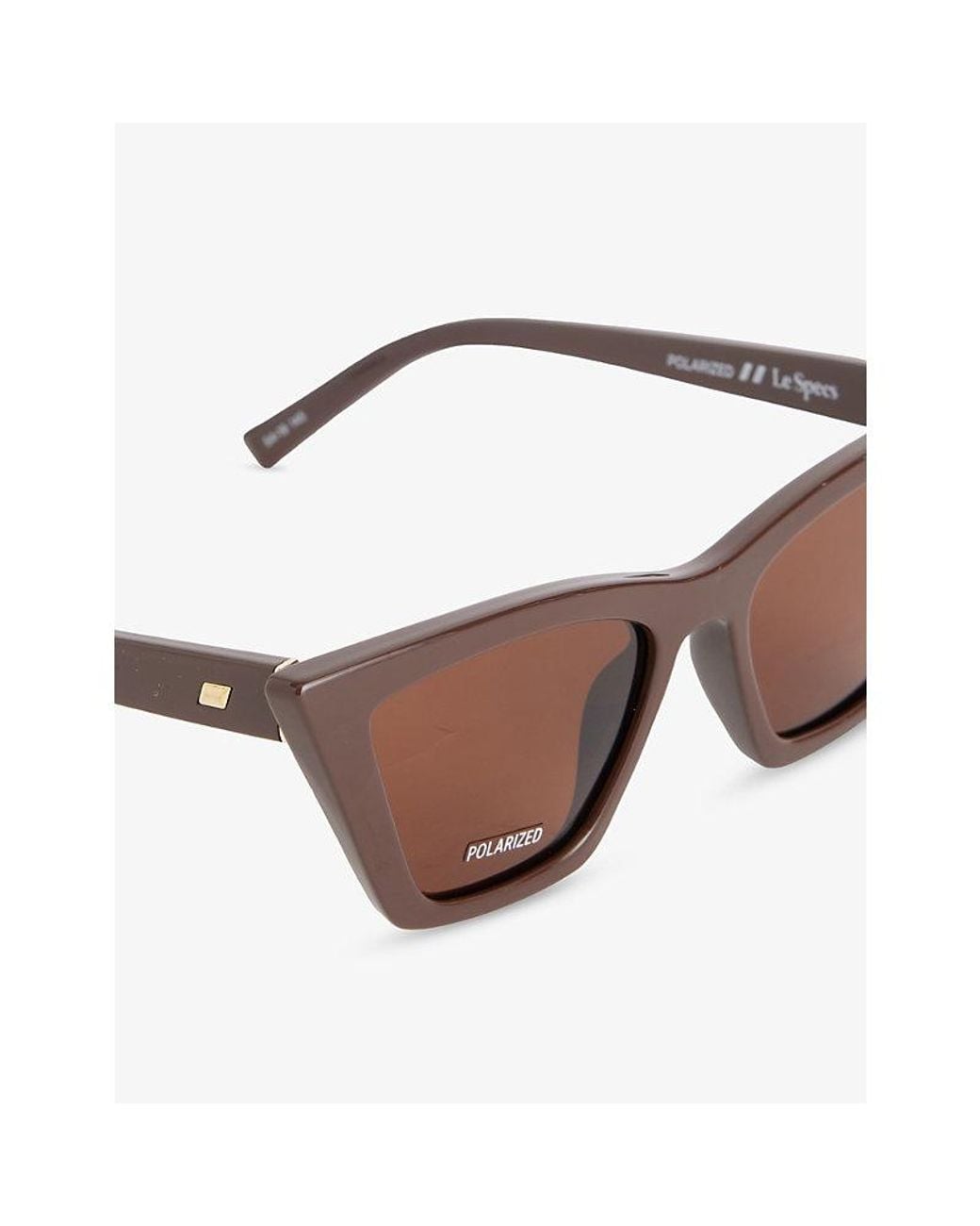 Le Specs Pink Velodrome Cat-Eye Sunglasses
